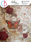 Deluxe Cabinet Of Curiosities Paper Pearl-Copper A4 5/Pkg
