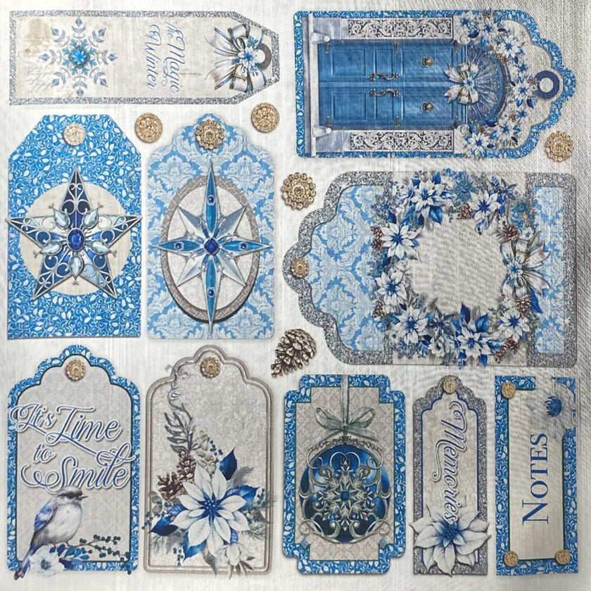 Deluxe Elegance of Blue Paper Silver 6
