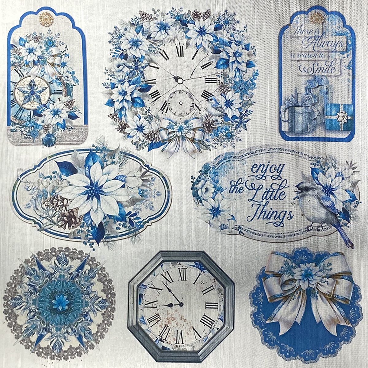 Deluxe Elegance of Blue Paper Silver 6