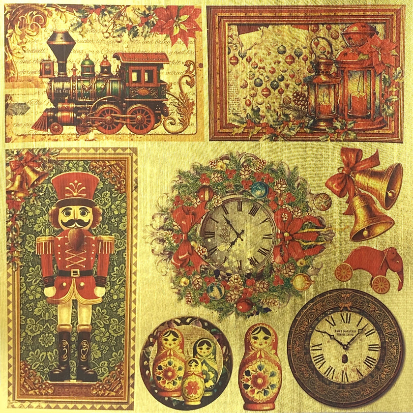 Deluxe The Nutcracker  Paper Gold 6