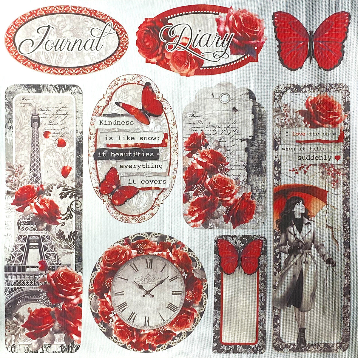 Deluxe Paris Je t’aime Paper Silver 6