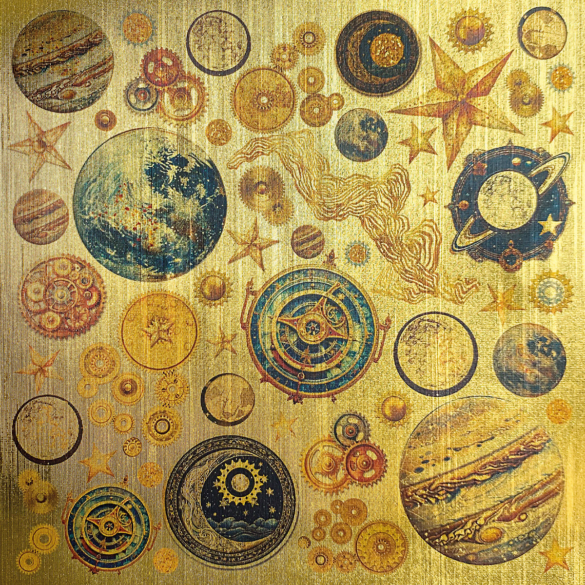 Deluxe Celestial Paper Gold  6