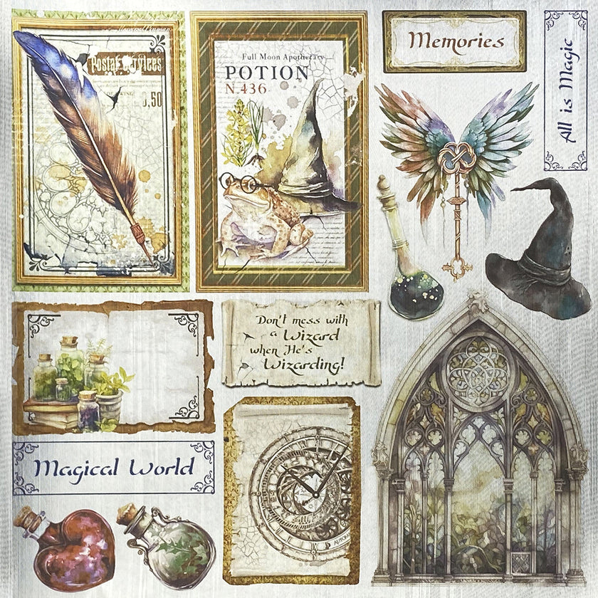 Wizard Academy Deluxe Paper Silver 6