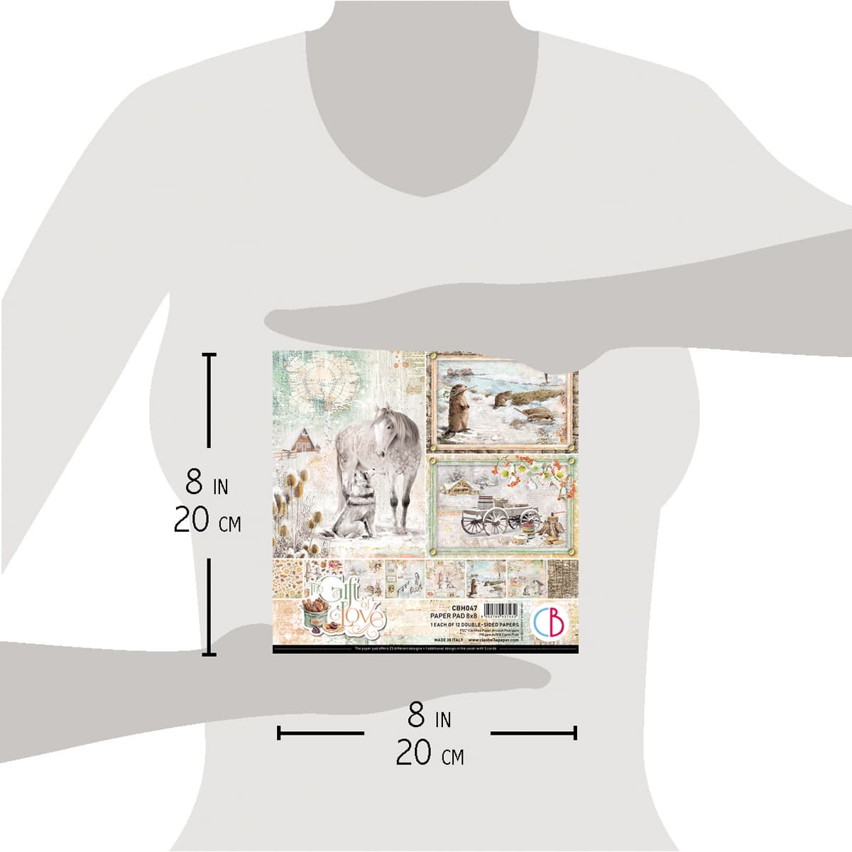 Ciao Bella The Gift of Love Paper Pad 8