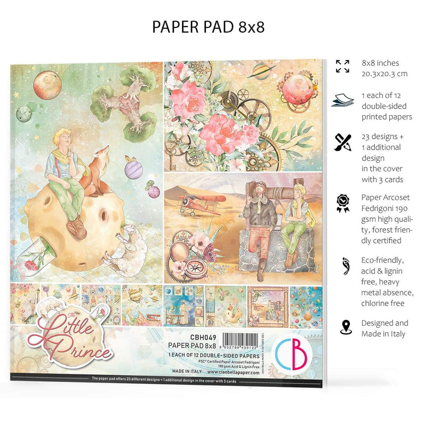 Ciao Bella The Little Prince Paper Pad 8