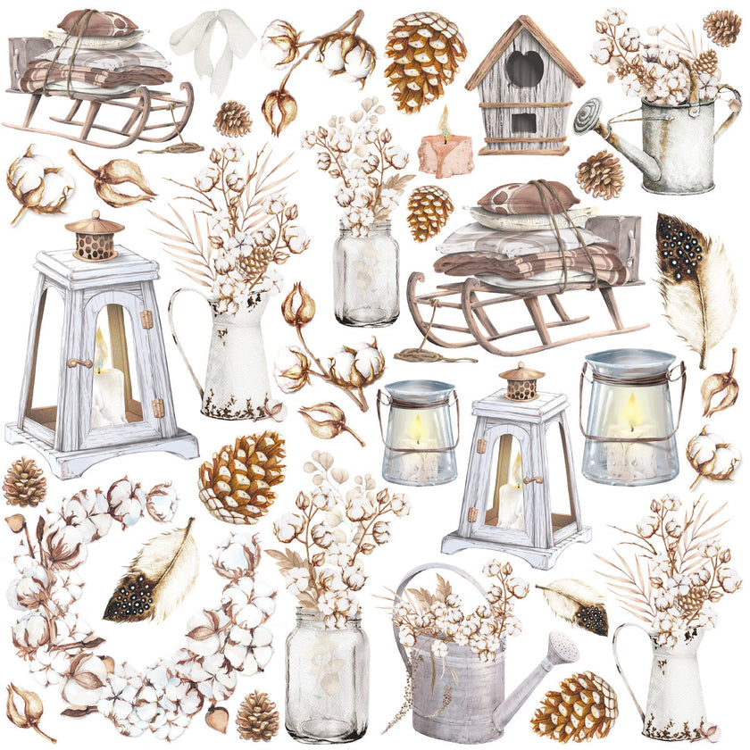 Cozy Moments Pad 8x8 12/Pkg