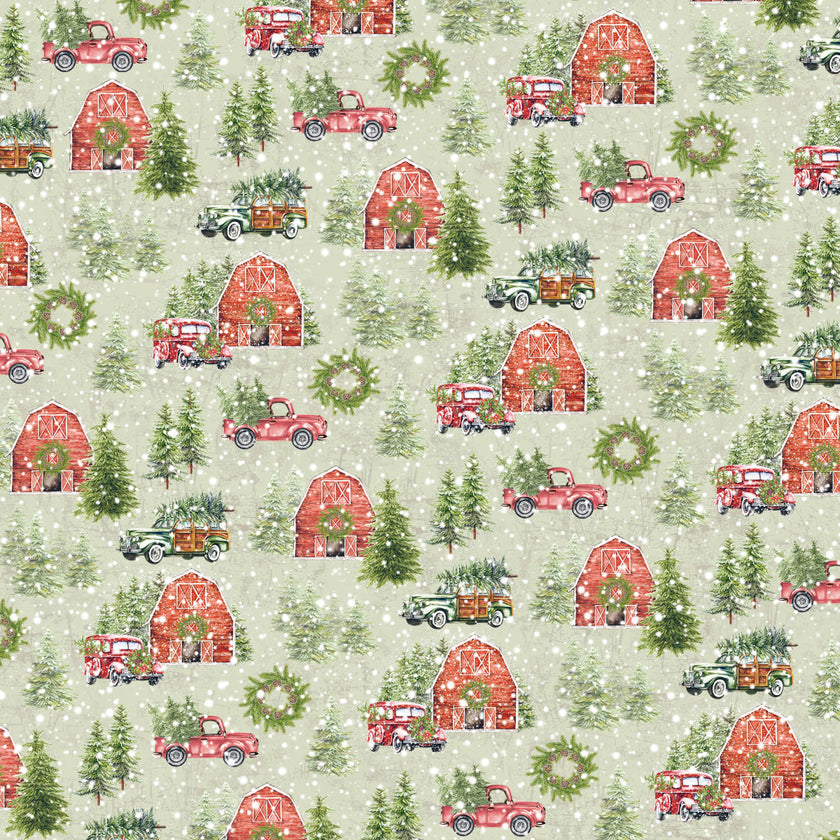 Christmas Vibes Pad 8x8 12/Pkg