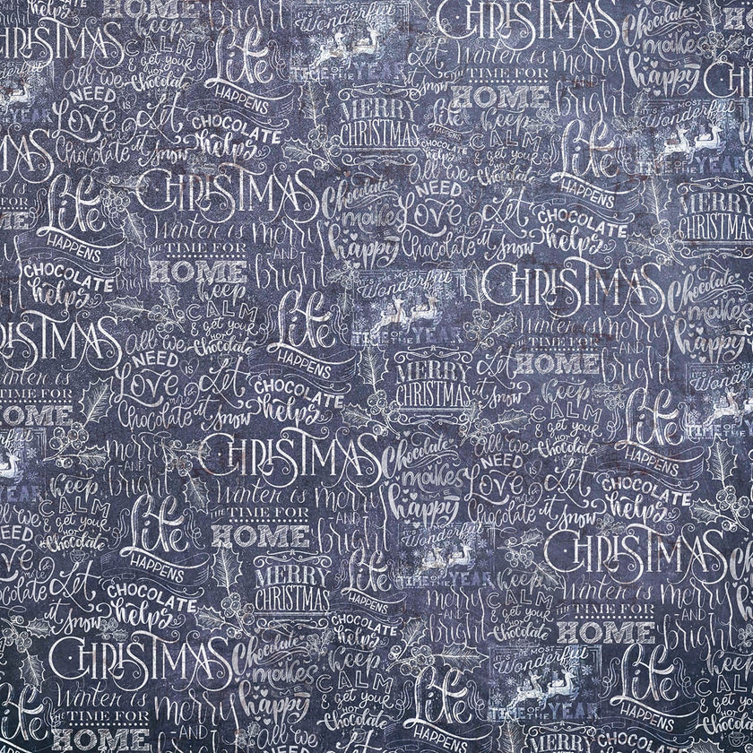 Christmas Vibes Pad 8x8 12/Pkg