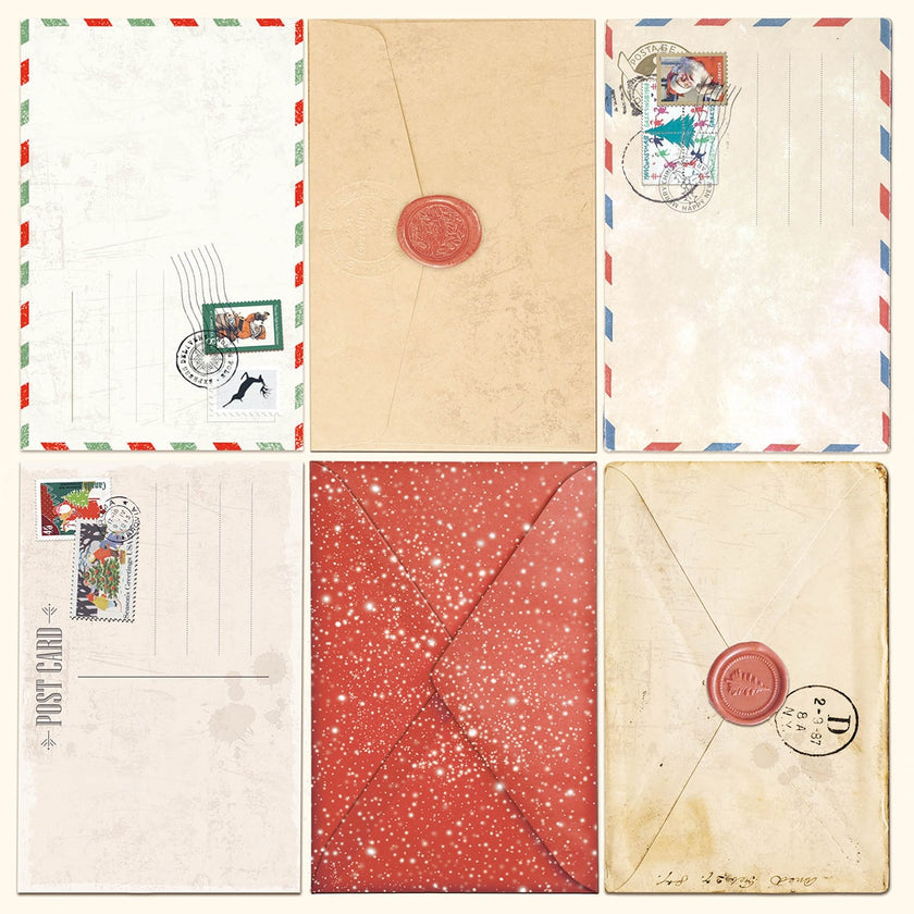 Christmas Vibes Pad 8x8 12/Pkg