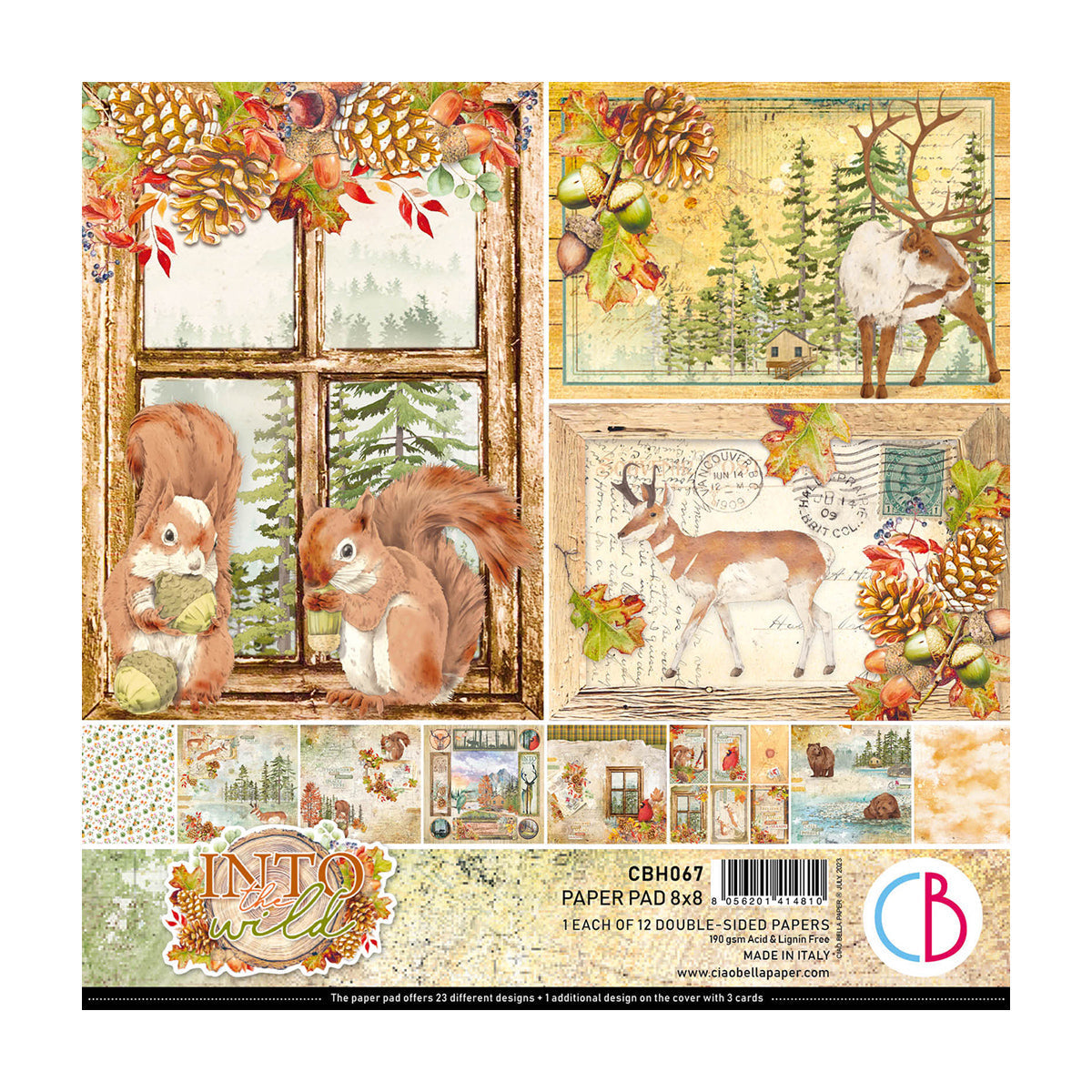 Ciao Bella Into The Wild Paper Pad 8