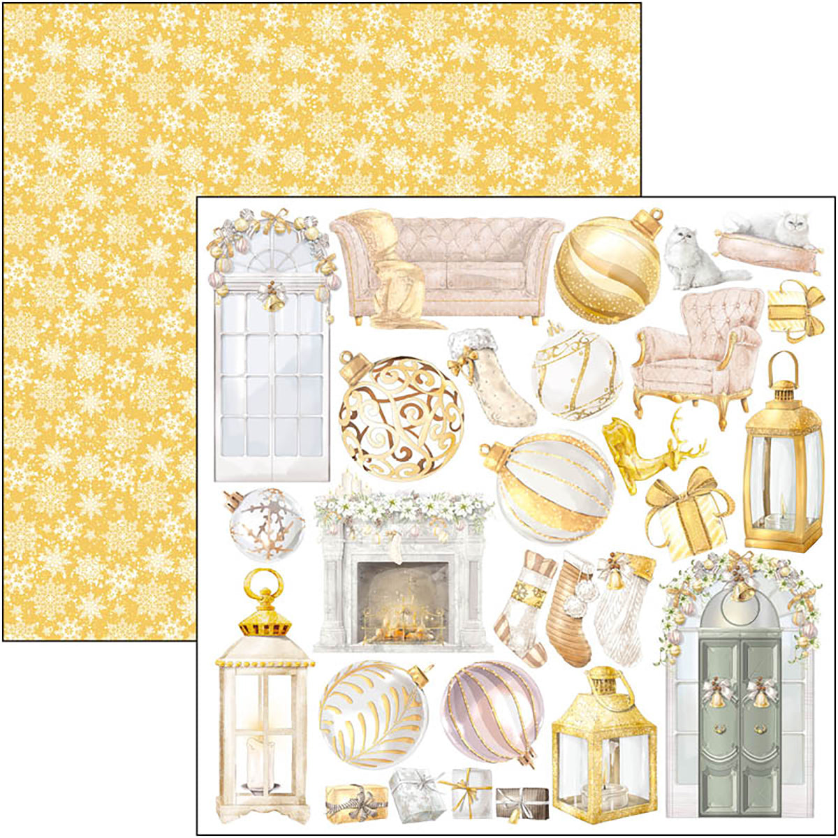 Ciao Bella Sparkling Christmas Paper Pad 8