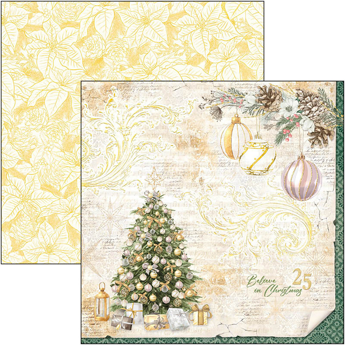 Ciao Bella Sparkling Christmas Paper Pad 8