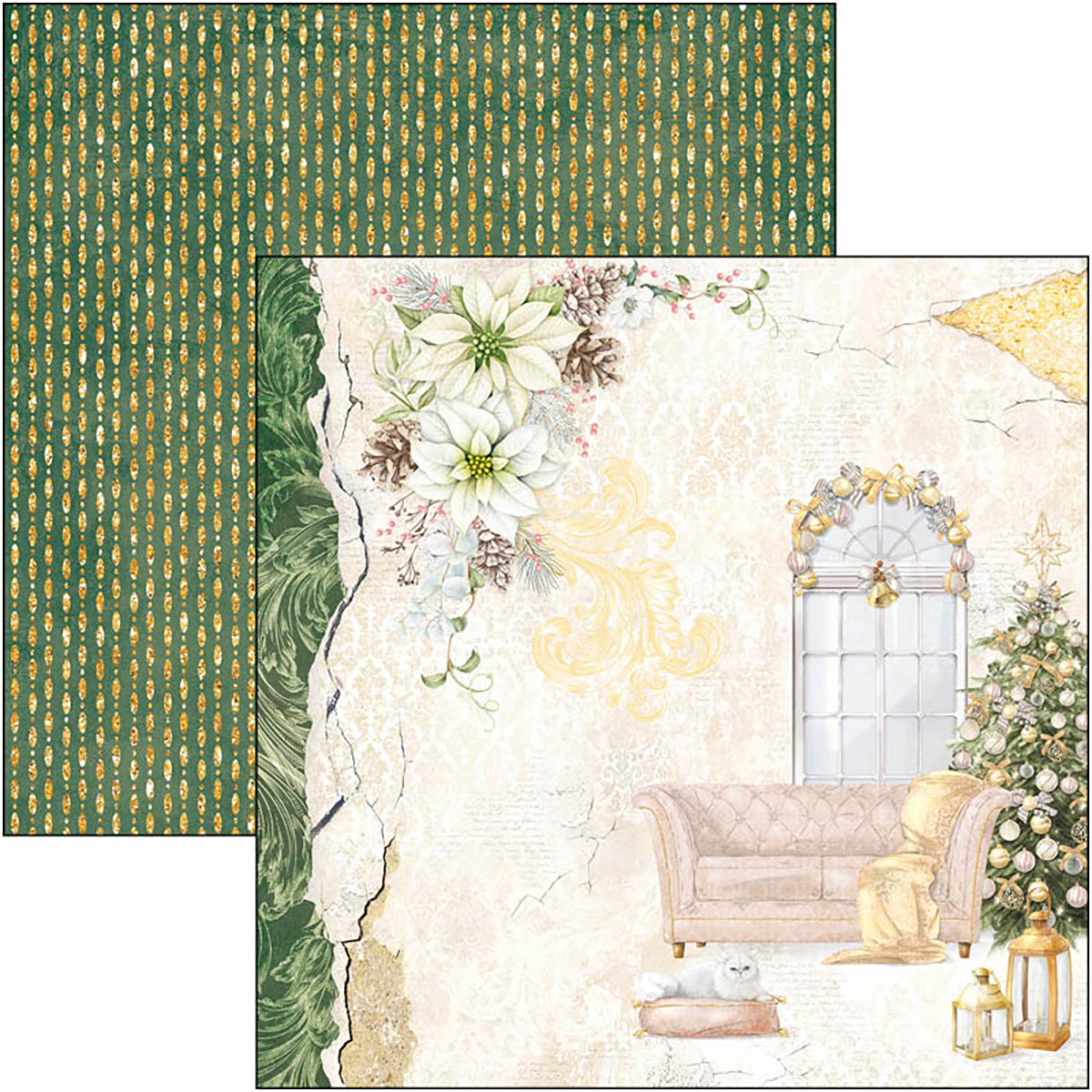 Ciao Bella Sparkling Christmas Paper Pad 8