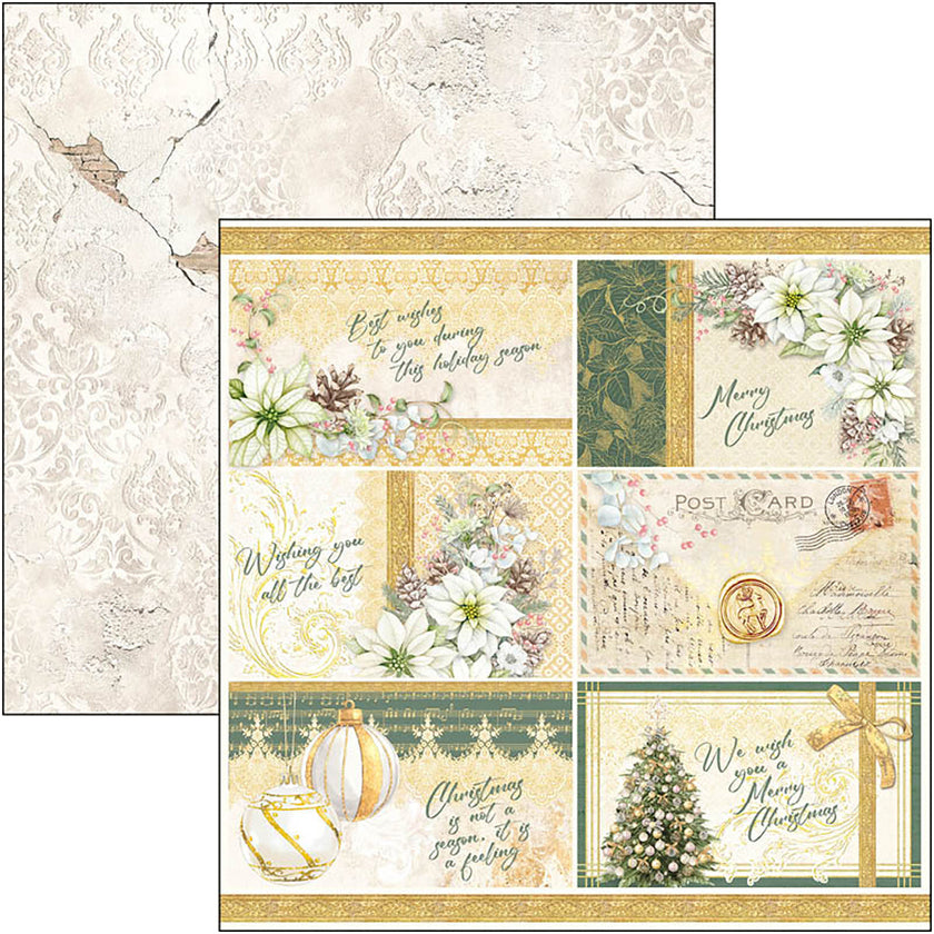 Ciao Bella Sparkling Christmas Paper Pad 8