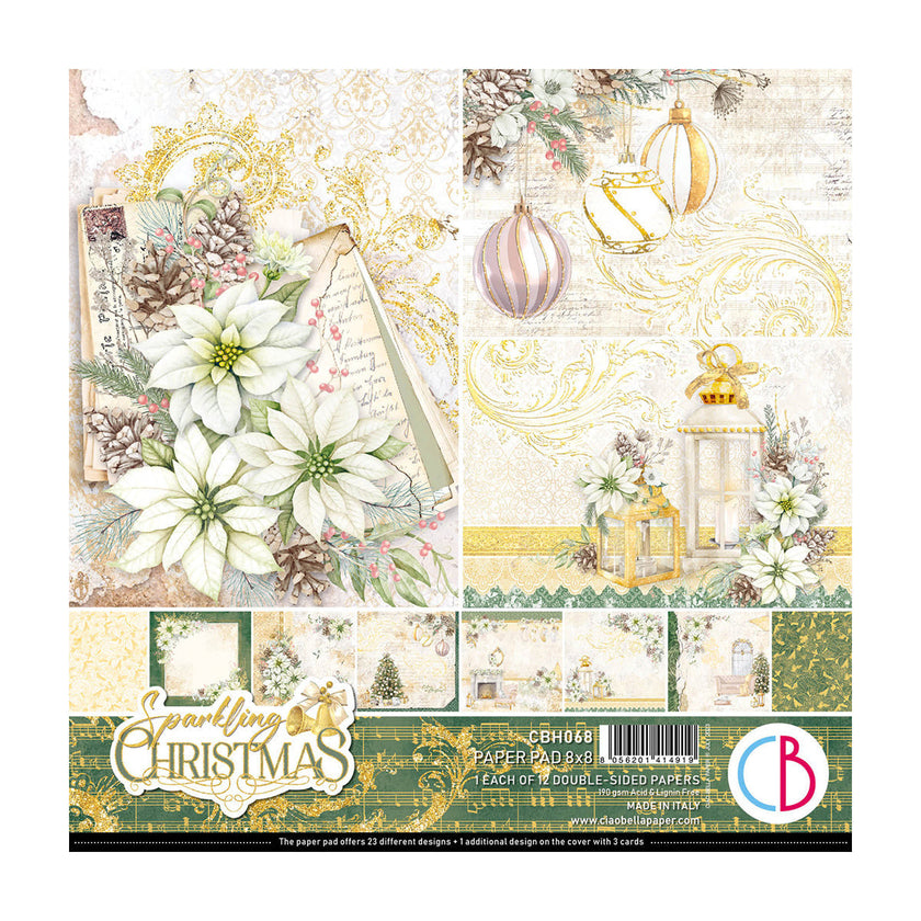 Ciao Bella Sparkling Christmas Paper Pad 8