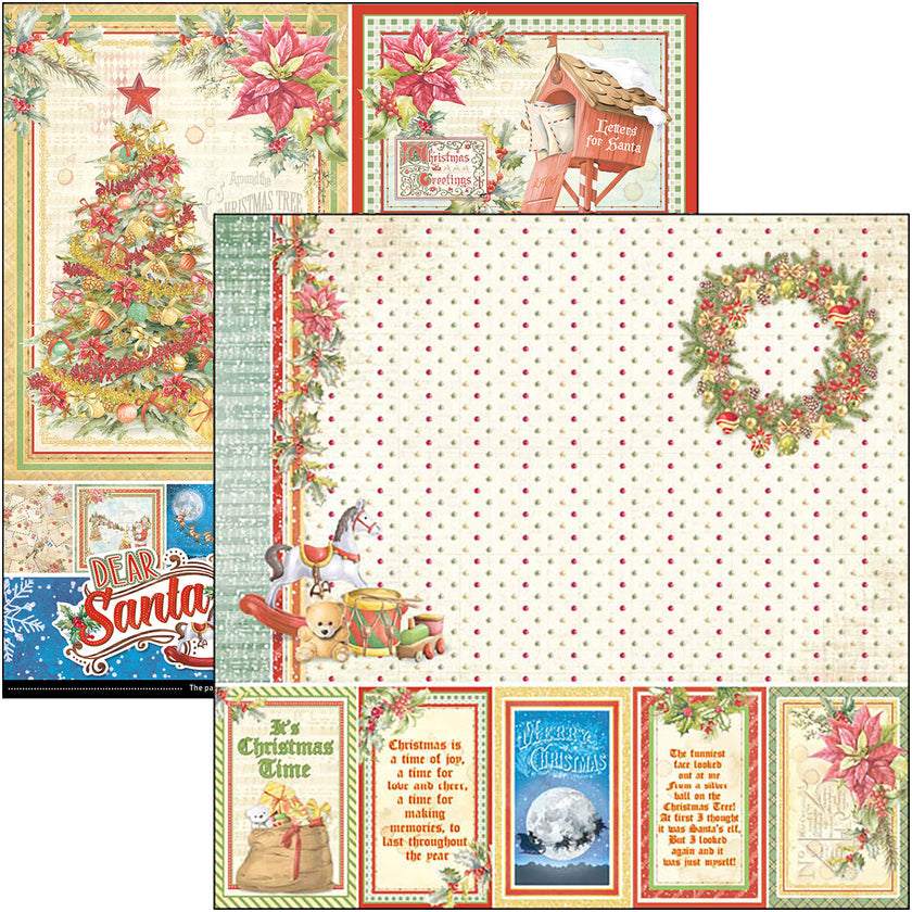Ciao Bella Dear Santa Paper Pad 8