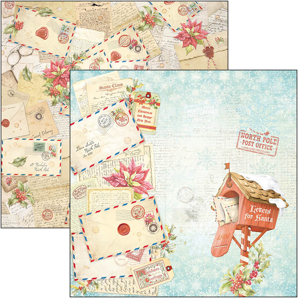 Ciao Bella Dear Santa Paper Pad 8