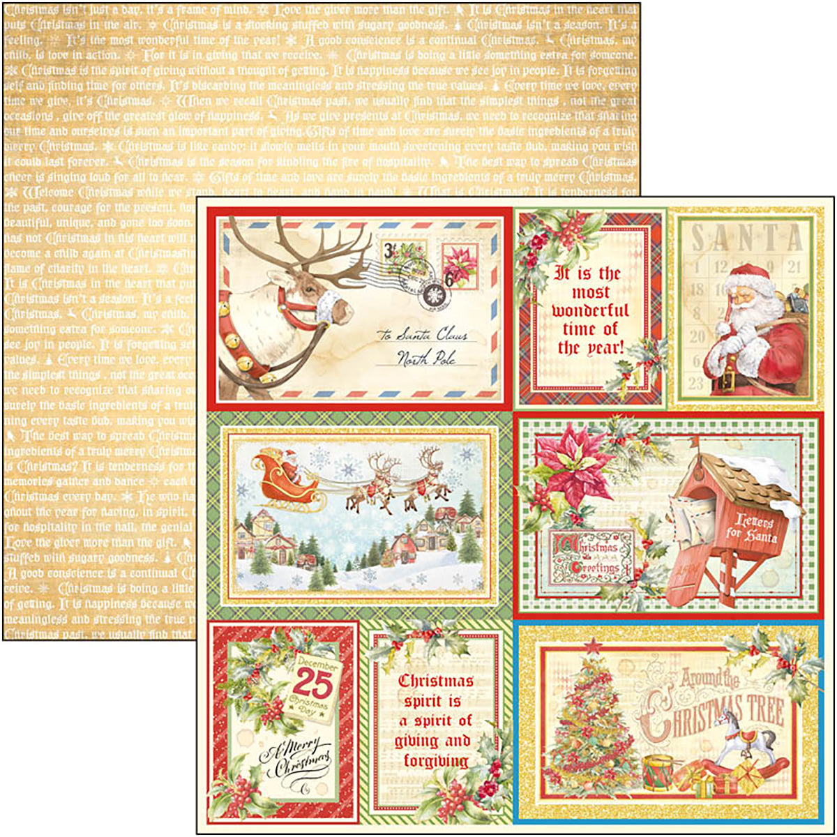 Ciao Bella Dear Santa Paper Pad 8