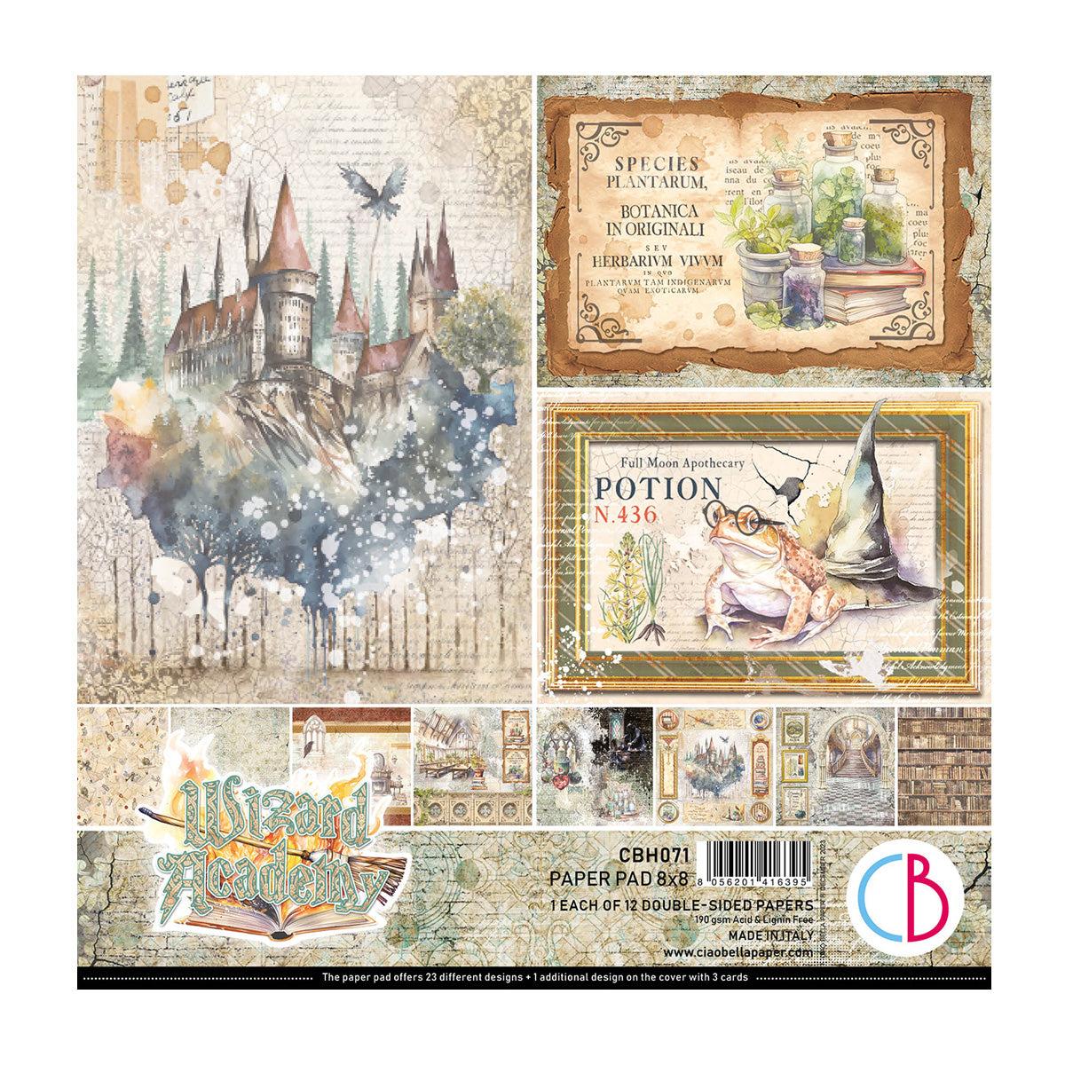 Wizard Academy Paper Pad 8
