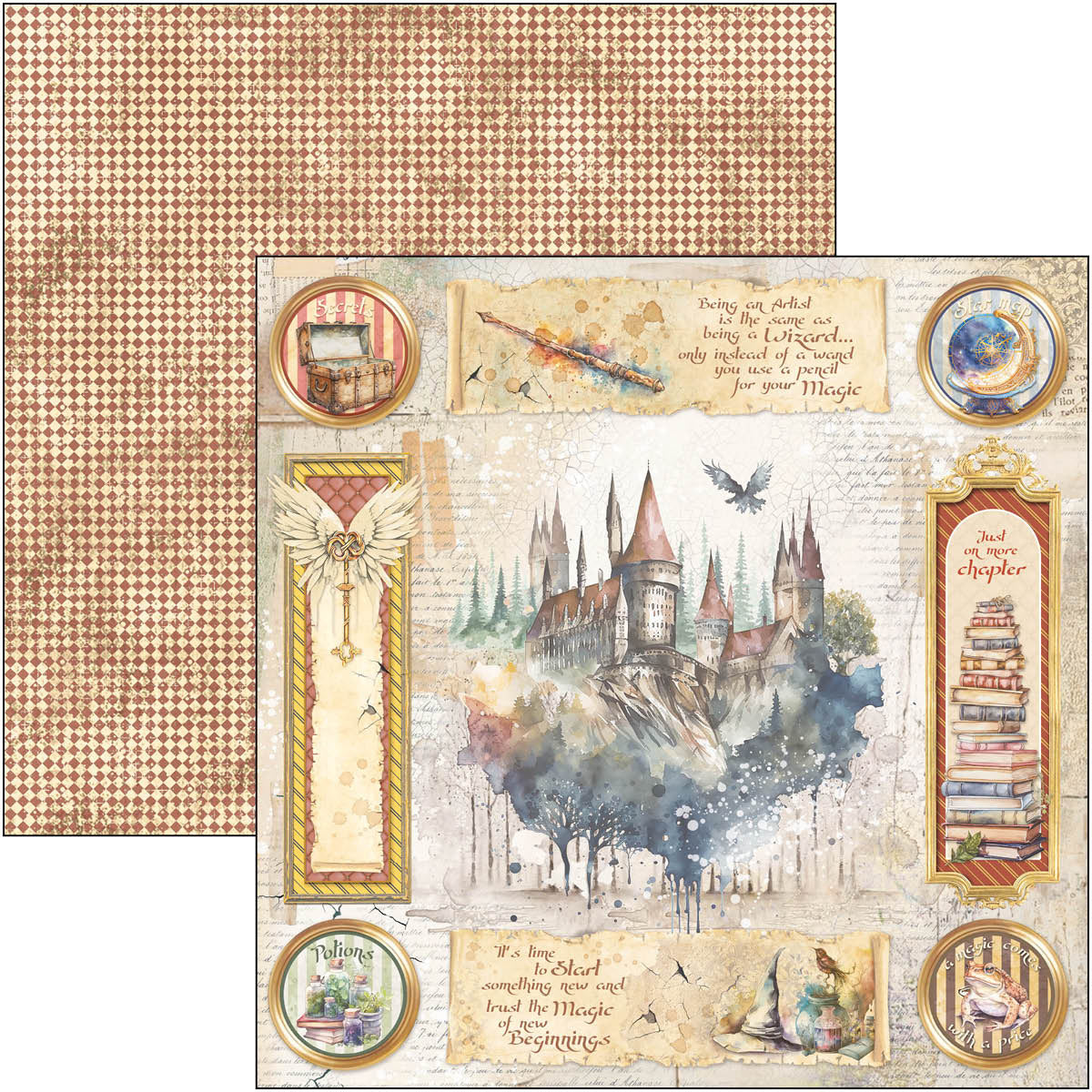 Wizard Academy Paper Pad 8