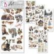 Forest Tales Transparent Adhesive Sheets 5/Pkg