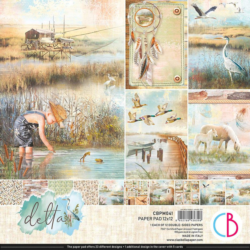 Ciao Bella Delta Paper Pad 12