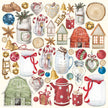 Christmas Vibes Pad 12x12 12/Pkg