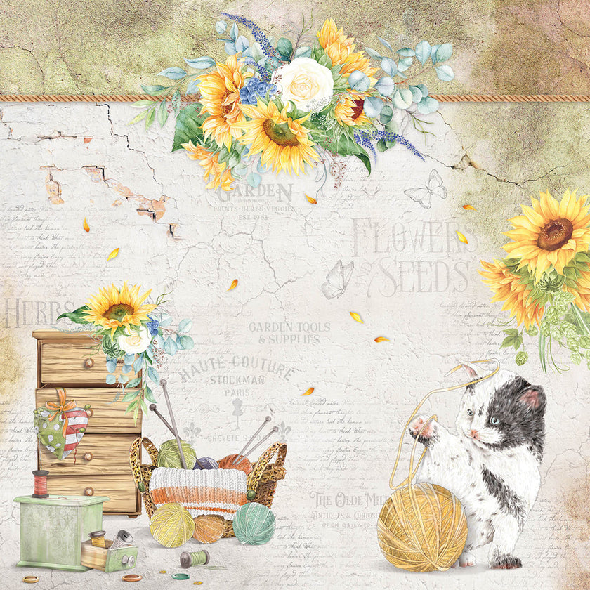 Ciao Bella Farmhouse Garden Paper Pad 12