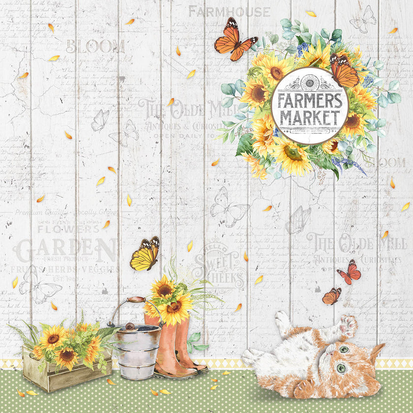 Ciao Bella Farmhouse Garden Paper Pad 12