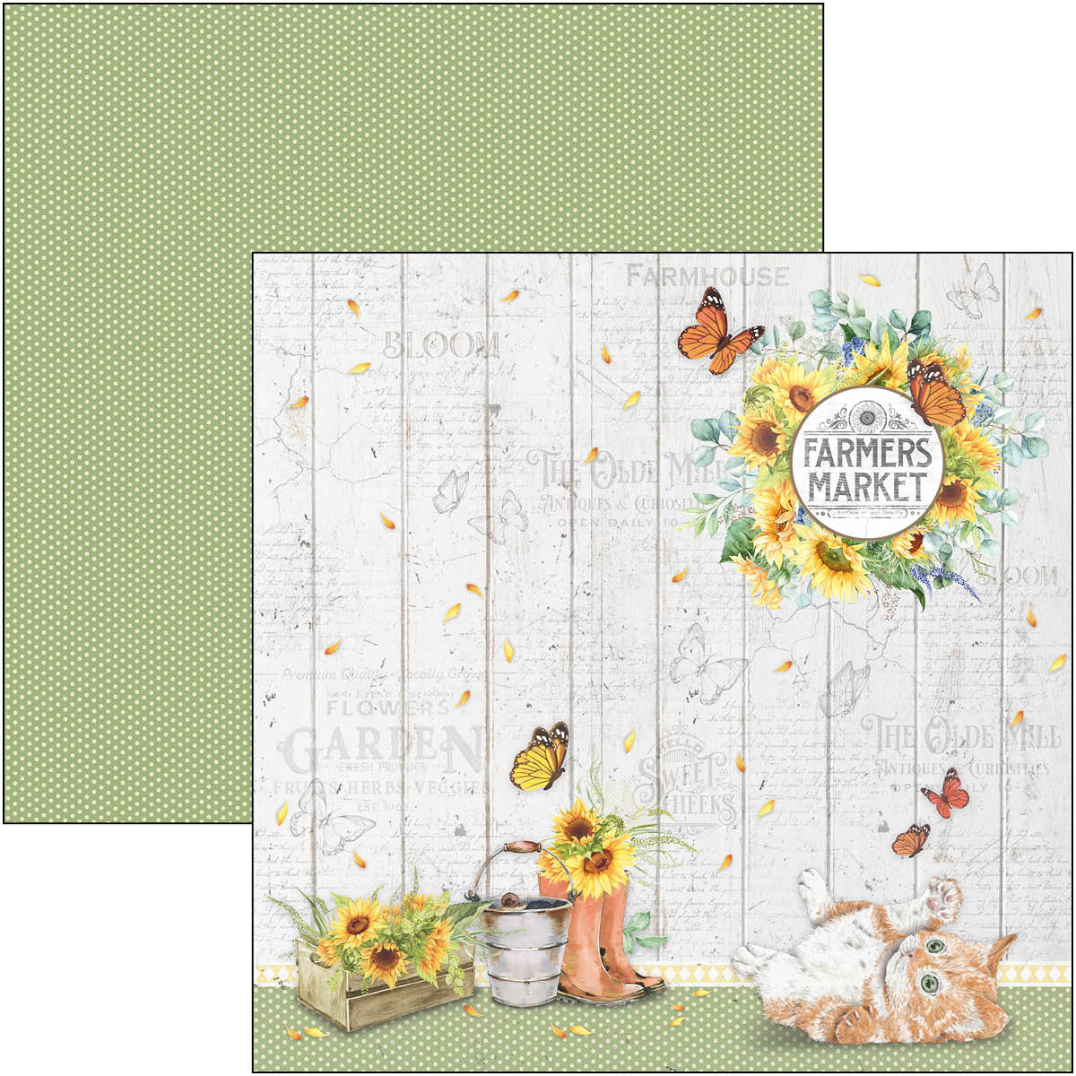 Ciao Bella Farmhouse Garden Paper Pad 12