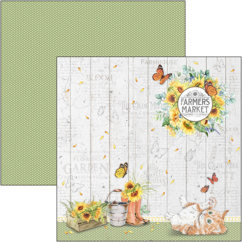 Ciao Bella Farmhouse Garden Paper Pad 12