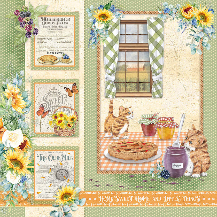 Ciao Bella Farmhouse Garden Paper Pad 12