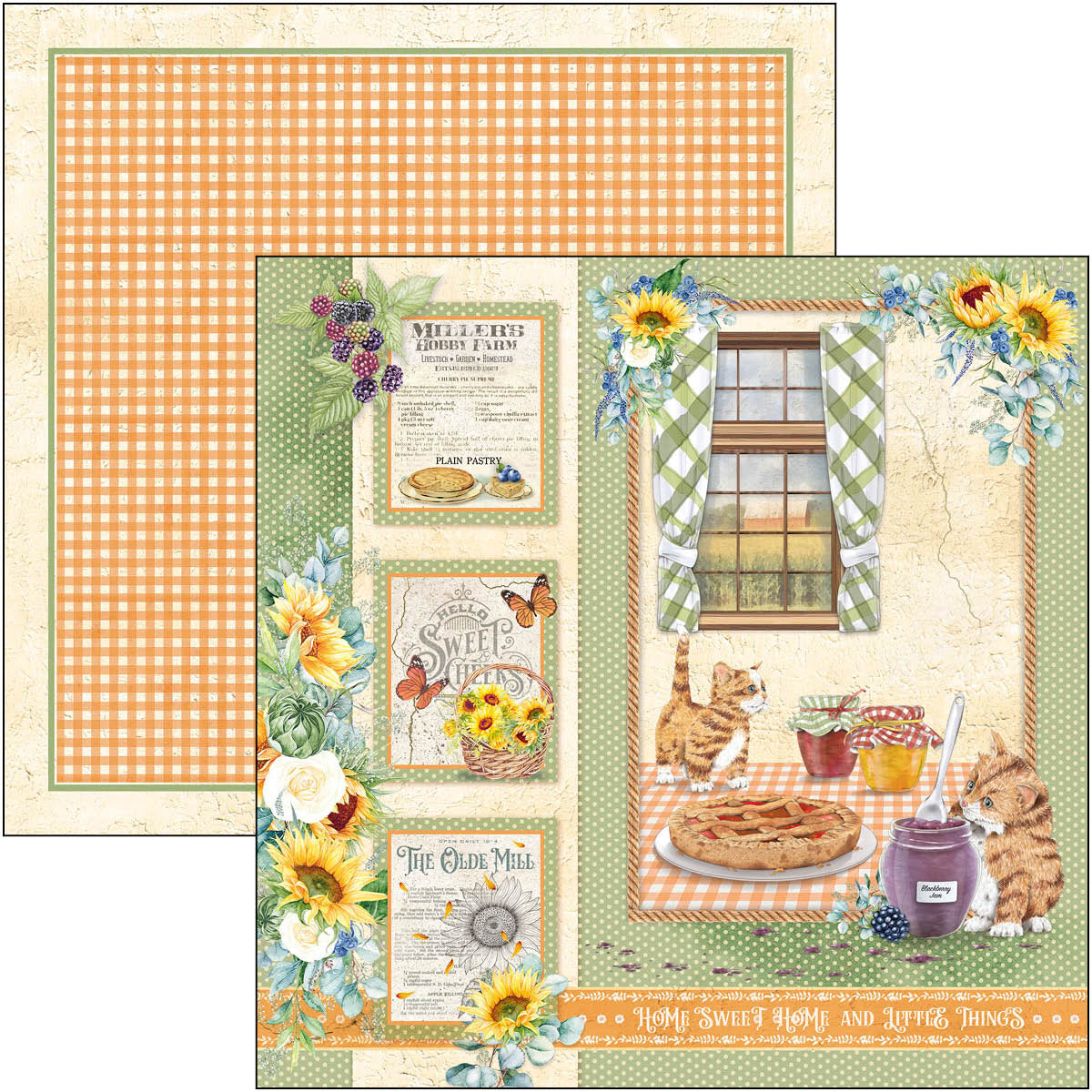 Ciao Bella Farmhouse Garden Paper Pad 12