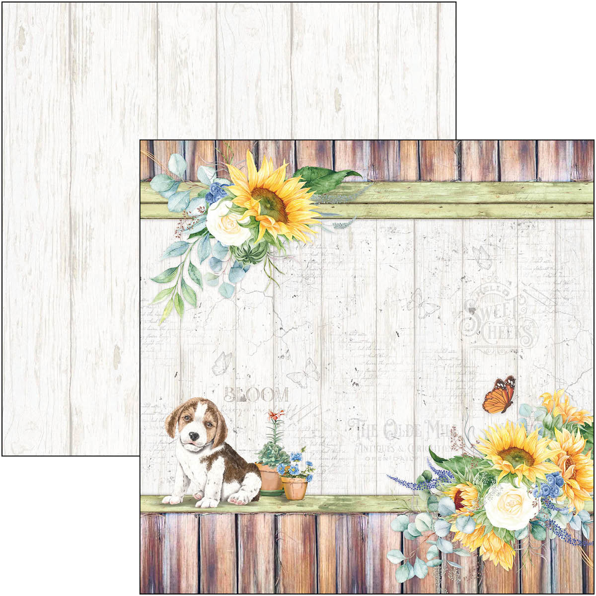 Ciao Bella Farmhouse Garden Paper Pad 12