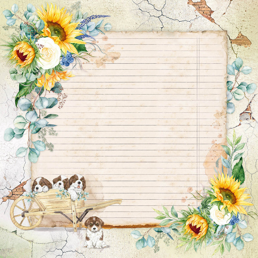 Ciao Bella Farmhouse Garden Paper Pad 12