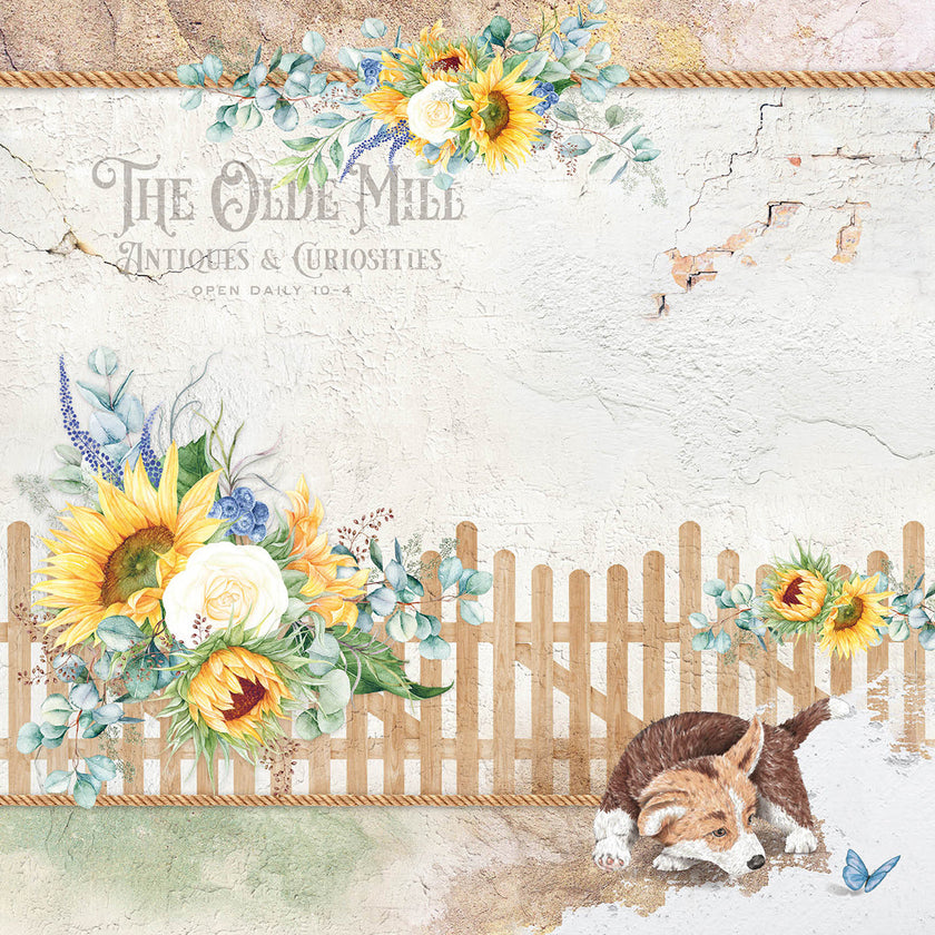 Ciao Bella Farmhouse Garden Paper Pad 12