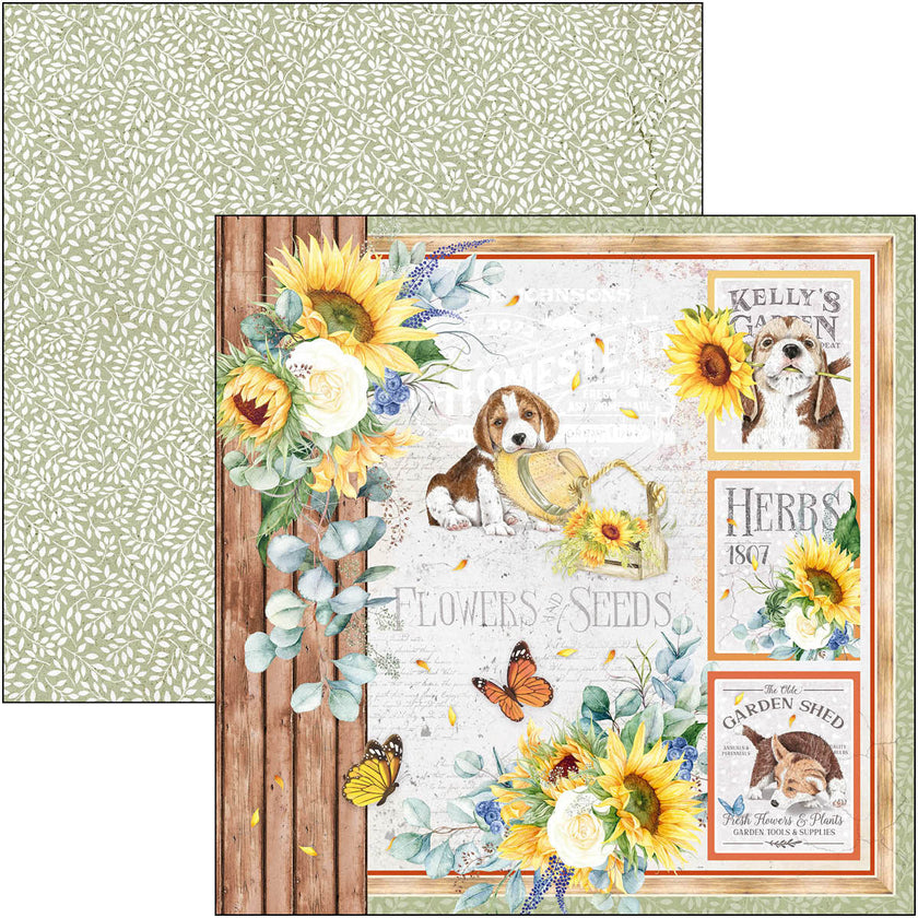 Ciao Bella Farmhouse Garden Paper Pad 12