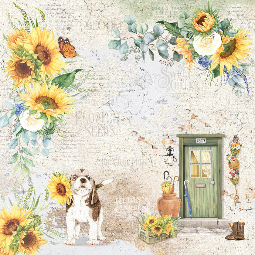 Ciao Bella Farmhouse Garden Paper Pad 12