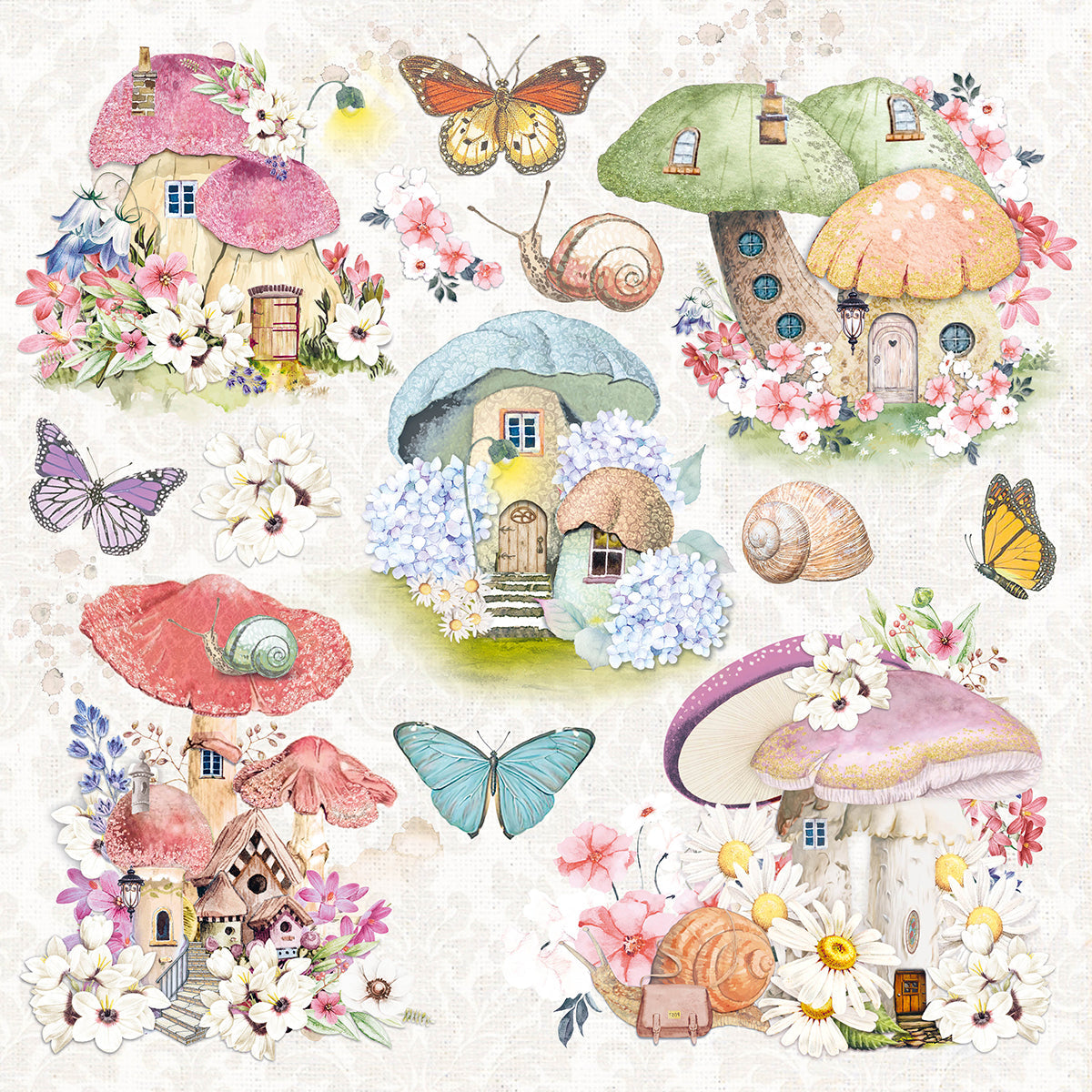 Ciao Bella Enchanted Land Paper Pad 12