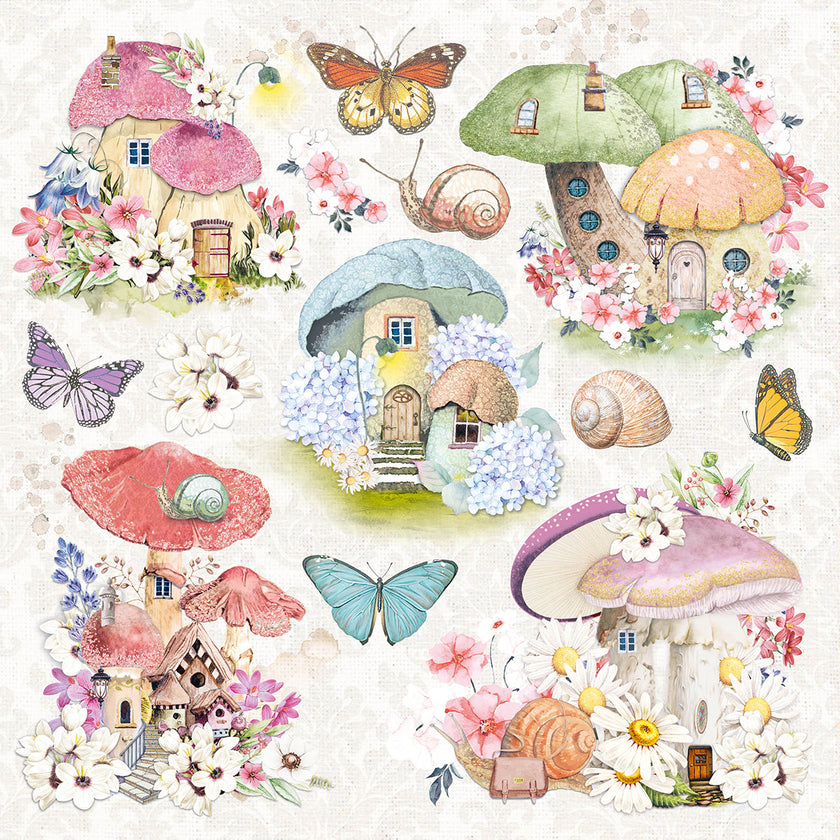 Ciao Bella Enchanted Land Paper Pad 12