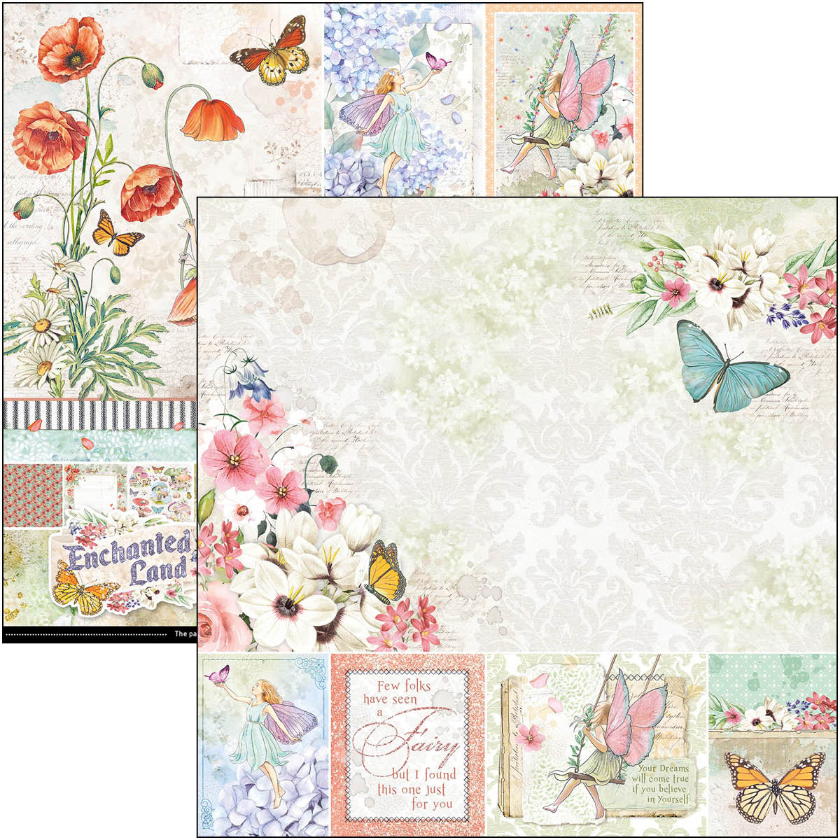 Ciao Bella Enchanted Land Paper Pad 12