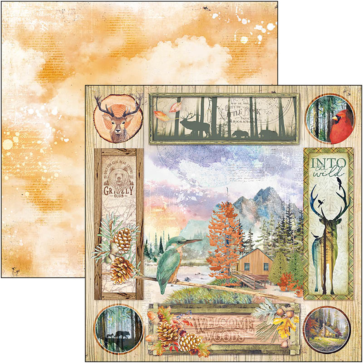 Ciao Bella Into The Wild Paper Pad 12