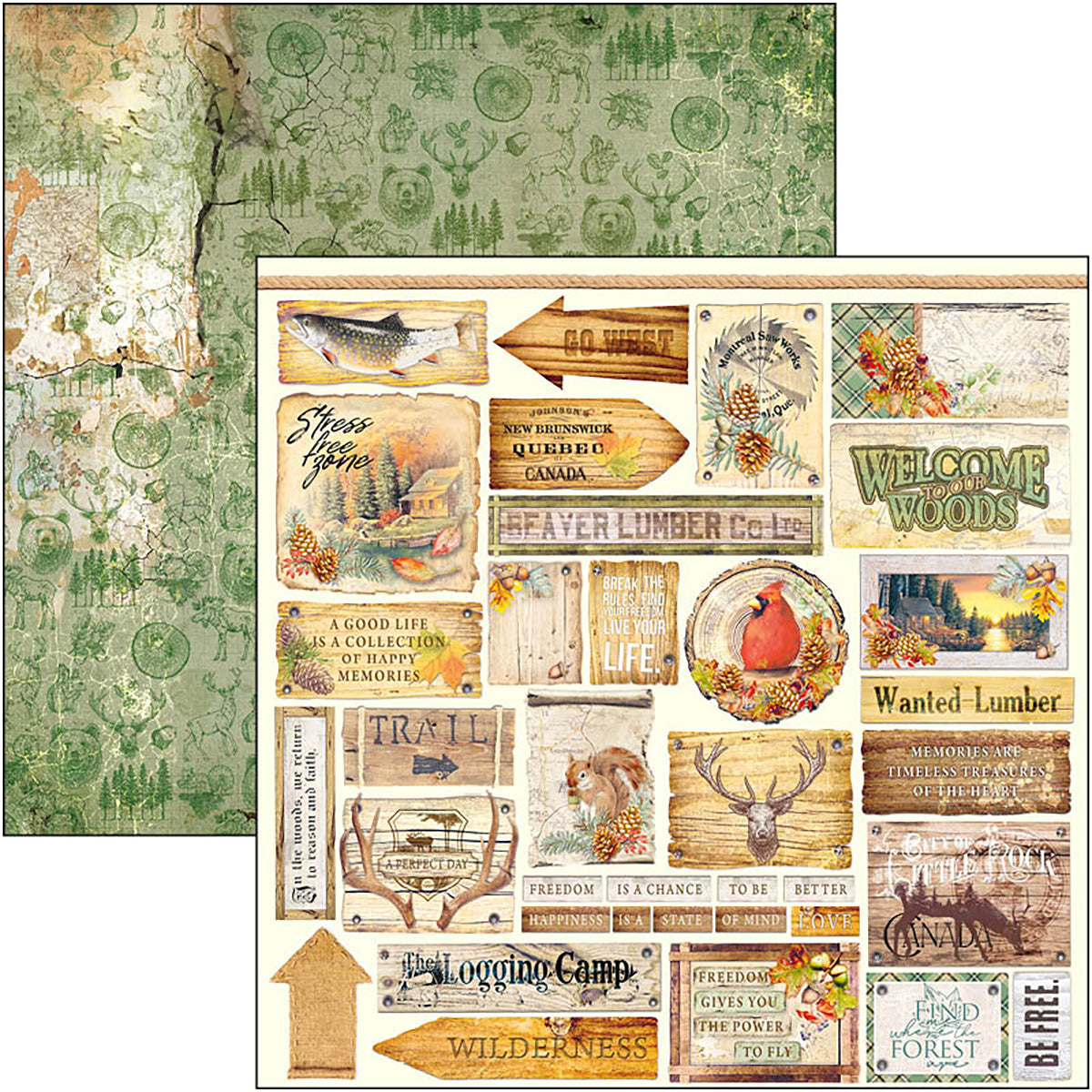 Ciao Bella Into The Wild Paper Pad 12