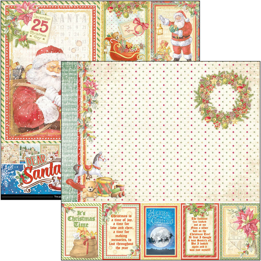Ciao Bella Dear Santa Paper Pad 12