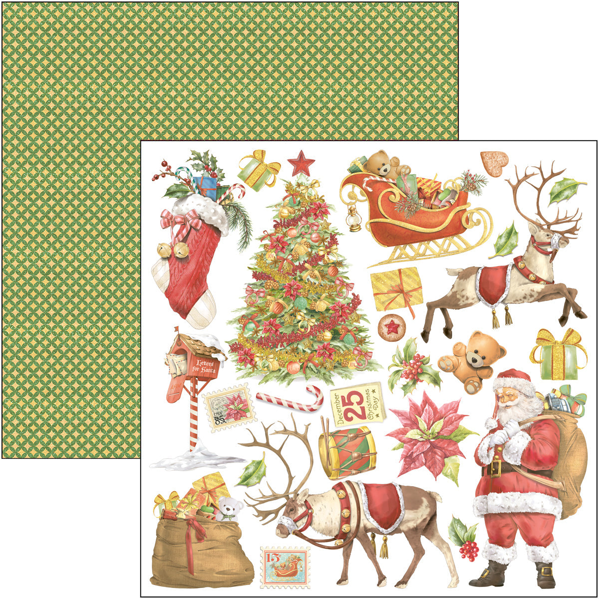 Ciao Bella Dear Santa Paper Pad 12