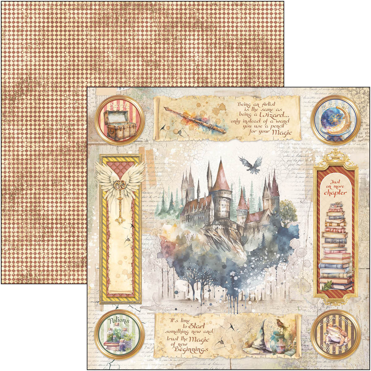 Wizard Academy Paper Pad 12