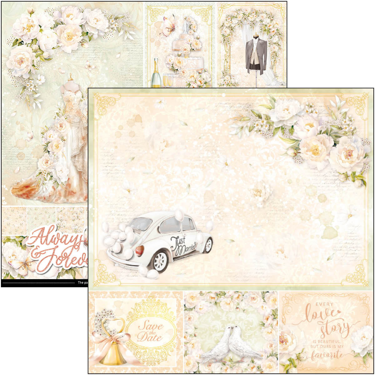 Always & Forever Paper Pad 12