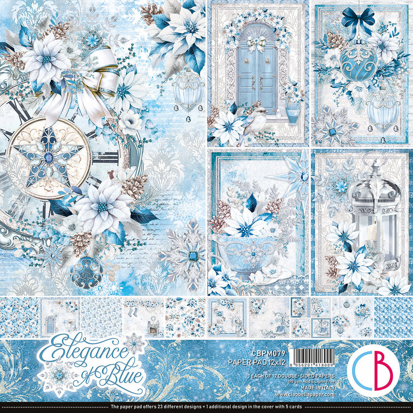 Elegance of Blue Paper Pad 12