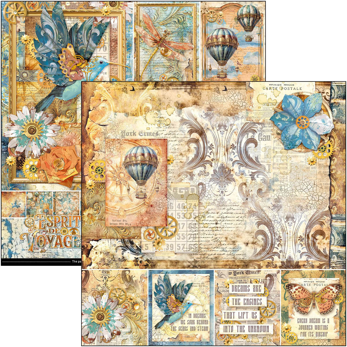 Esprit de Voyage Paper Pad 12