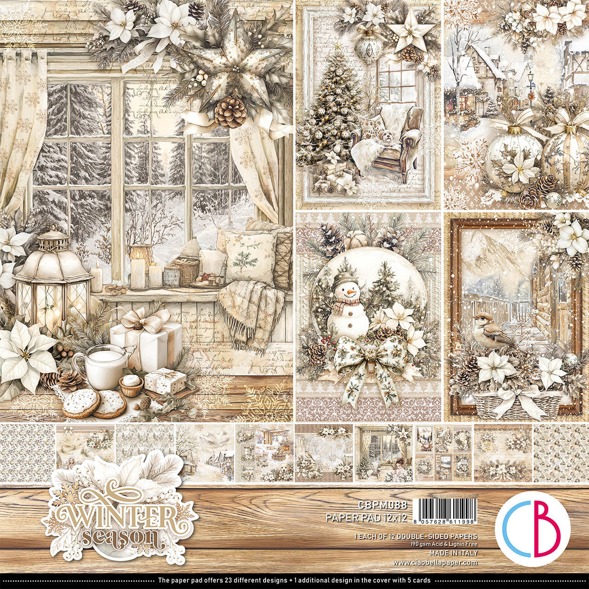 Winter Season Paper Pad 12
